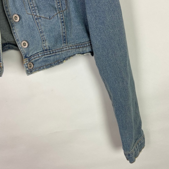 Free People Blue Jean Jacket - Picture 5 of 8